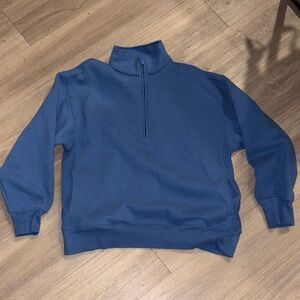 Aritzia Blue Half Zip